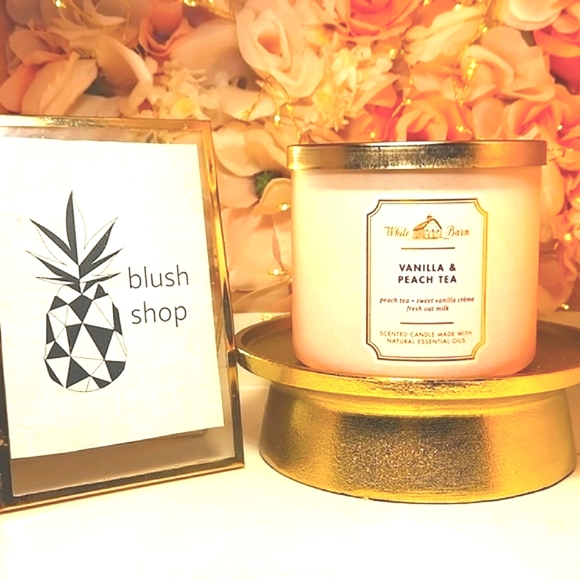 Bath & Body Works | Accents | Brand New Vanilla And Peach Tea 3wick